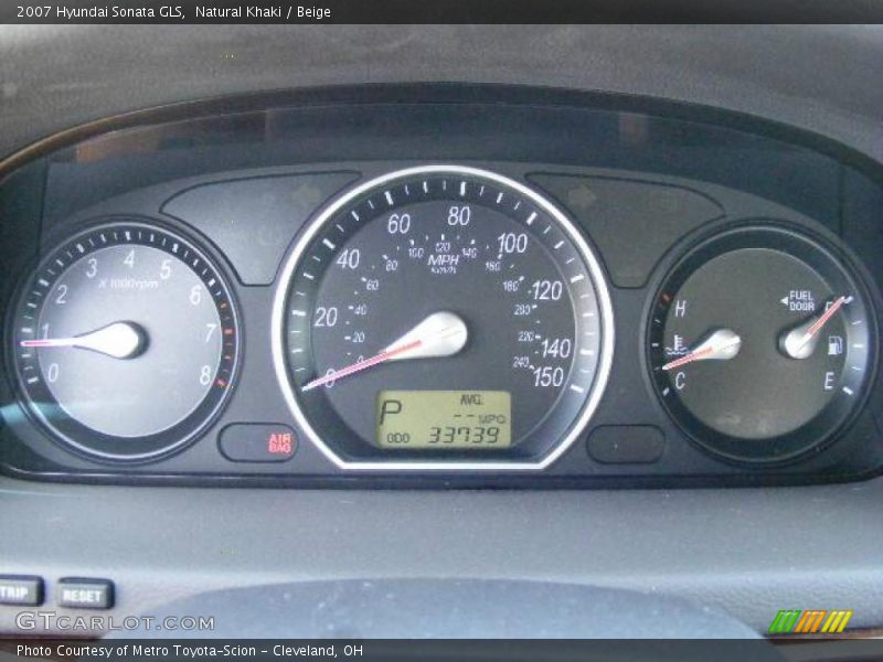 Natural Khaki / Beige 2007 Hyundai Sonata GLS
