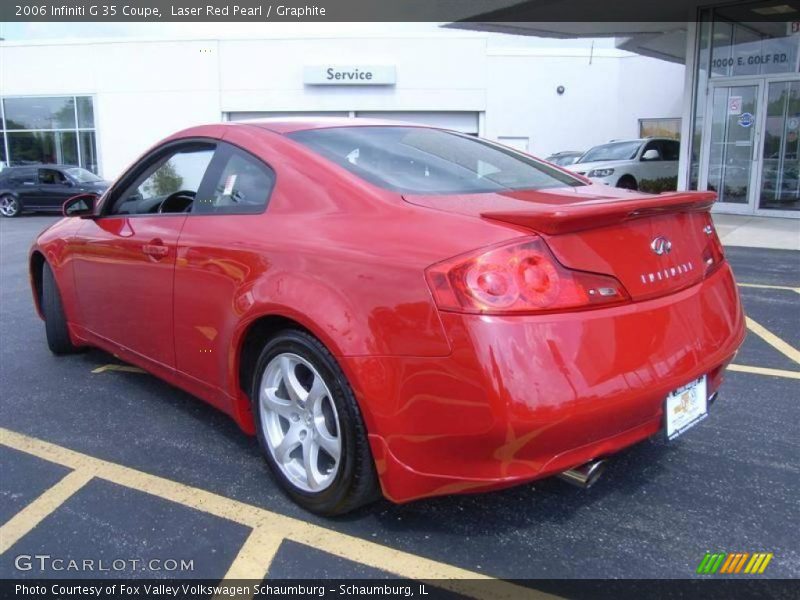 Laser Red Pearl / Graphite 2006 Infiniti G 35 Coupe