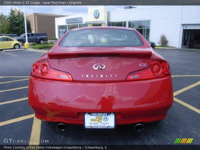 Laser Red Pearl / Graphite 2006 Infiniti G 35 Coupe