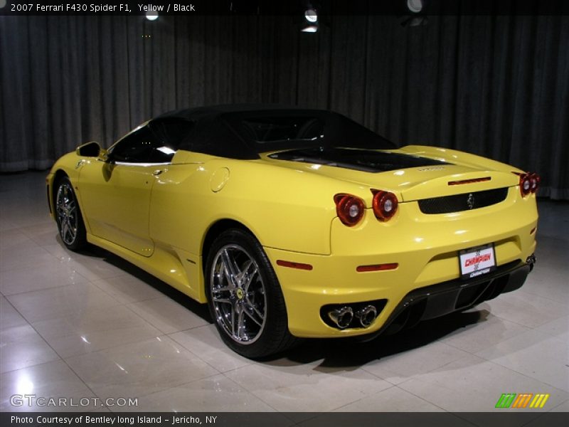 Yellow / Black 2007 Ferrari F430 Spider F1