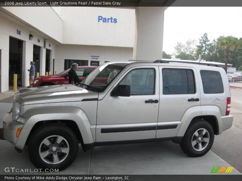 Light Graystone Pearl / Pastel Slate Gray 2008 Jeep Liberty Sport
