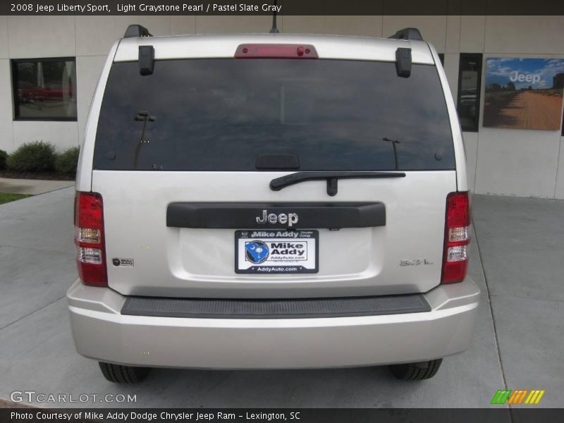 Light Graystone Pearl / Pastel Slate Gray 2008 Jeep Liberty Sport