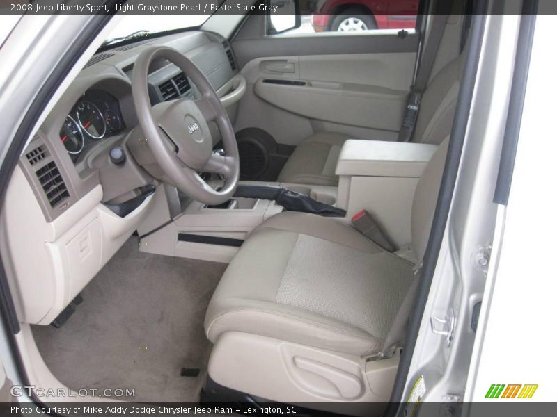 Light Graystone Pearl / Pastel Slate Gray 2008 Jeep Liberty Sport