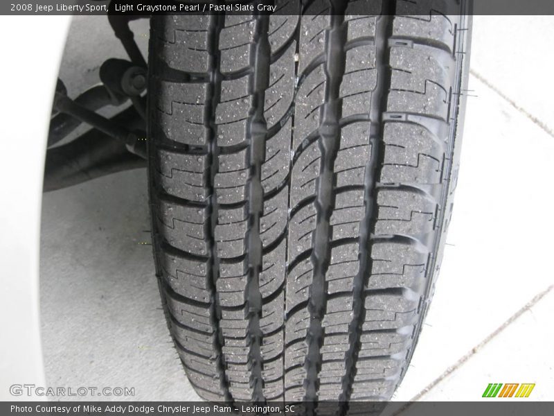 Light Graystone Pearl / Pastel Slate Gray 2008 Jeep Liberty Sport