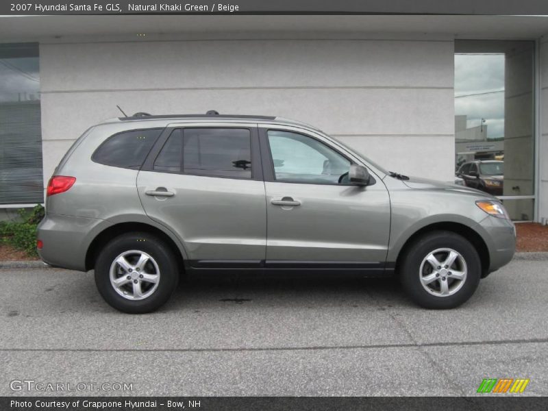 Natural Khaki Green / Beige 2007 Hyundai Santa Fe GLS