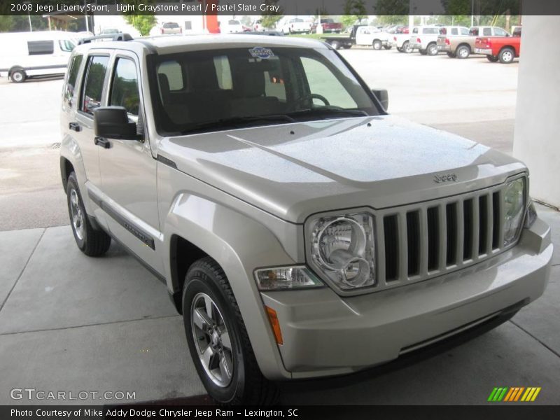 Light Graystone Pearl / Pastel Slate Gray 2008 Jeep Liberty Sport