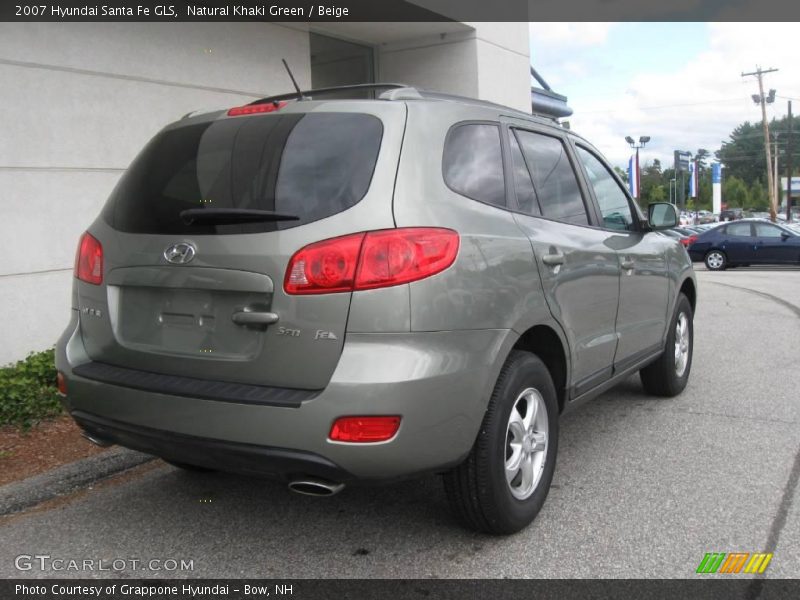 Natural Khaki Green / Beige 2007 Hyundai Santa Fe GLS