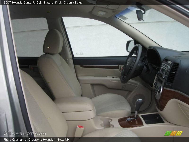 Natural Khaki Green / Beige 2007 Hyundai Santa Fe GLS