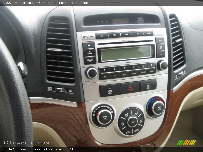 Natural Khaki Green / Beige 2007 Hyundai Santa Fe GLS