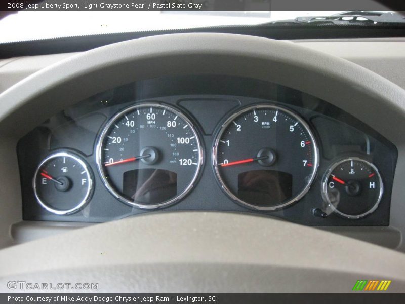Light Graystone Pearl / Pastel Slate Gray 2008 Jeep Liberty Sport