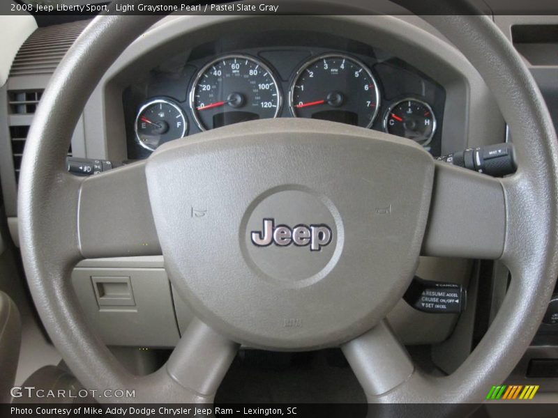 Light Graystone Pearl / Pastel Slate Gray 2008 Jeep Liberty Sport