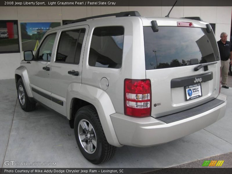 Light Graystone Pearl / Pastel Slate Gray 2008 Jeep Liberty Sport