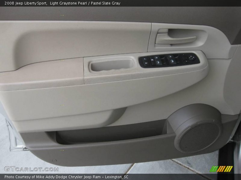 Light Graystone Pearl / Pastel Slate Gray 2008 Jeep Liberty Sport