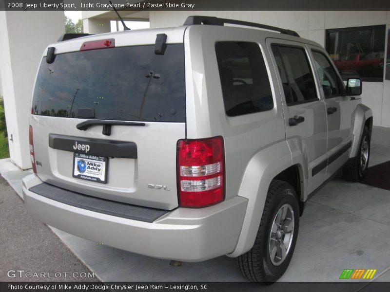Light Graystone Pearl / Pastel Slate Gray 2008 Jeep Liberty Sport