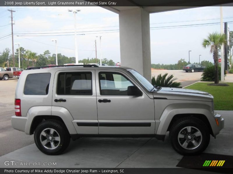 Light Graystone Pearl / Pastel Slate Gray 2008 Jeep Liberty Sport