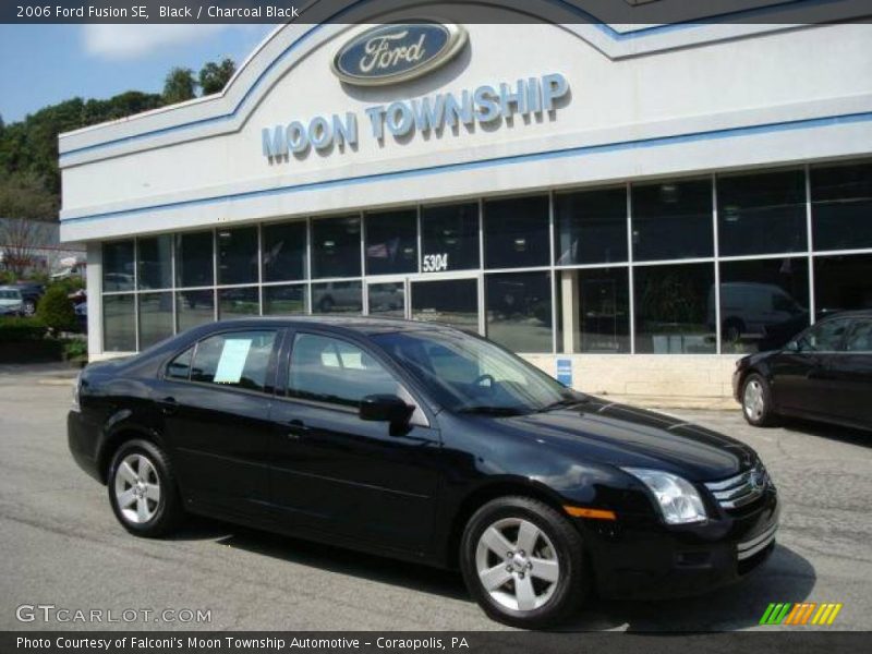 Black / Charcoal Black 2006 Ford Fusion SE