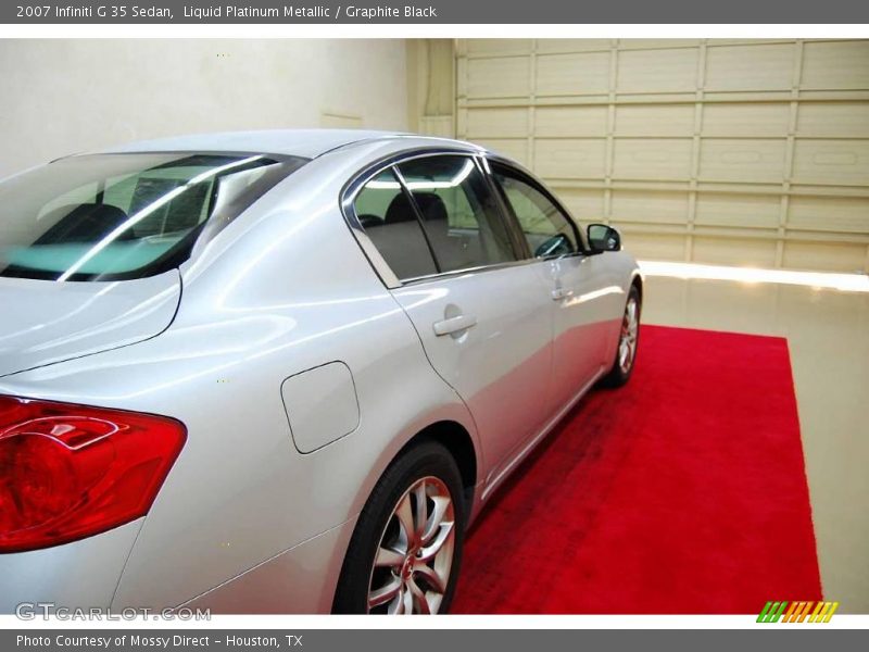 Liquid Platinum Metallic / Graphite Black 2007 Infiniti G 35 Sedan