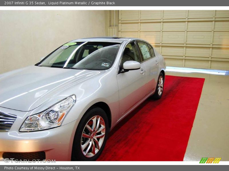 Liquid Platinum Metallic / Graphite Black 2007 Infiniti G 35 Sedan