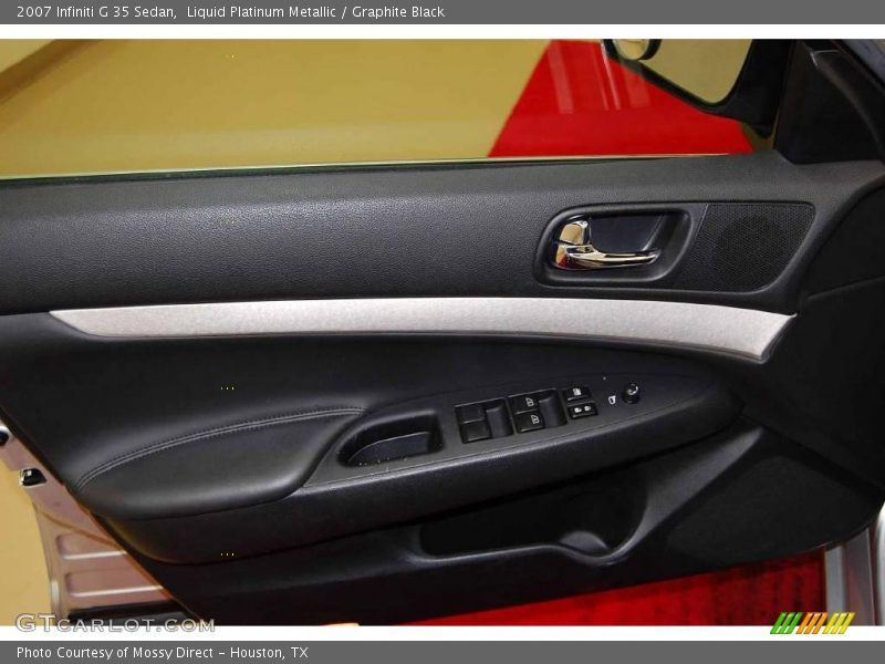 Liquid Platinum Metallic / Graphite Black 2007 Infiniti G 35 Sedan