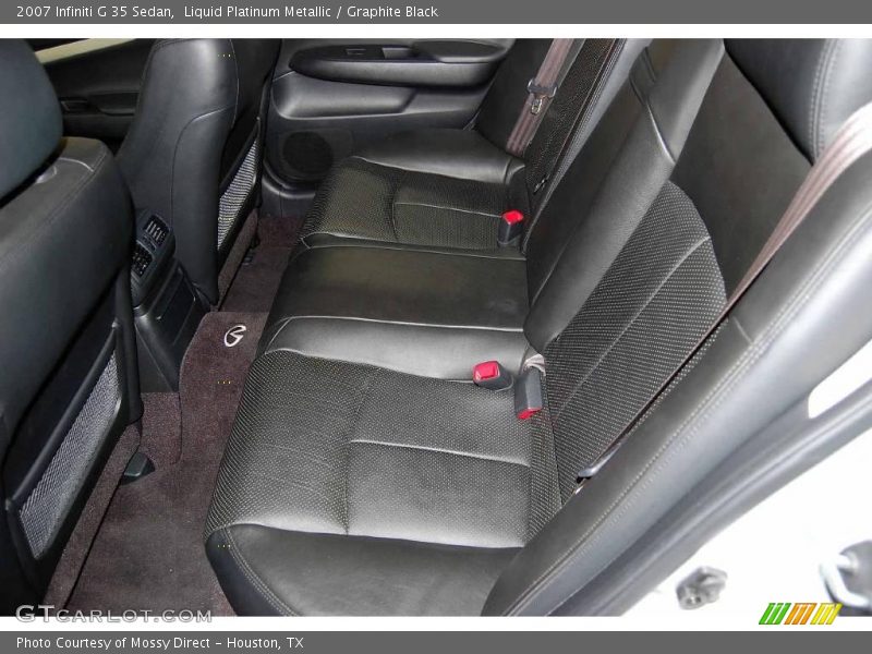 Liquid Platinum Metallic / Graphite Black 2007 Infiniti G 35 Sedan