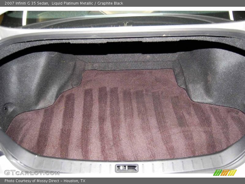 Liquid Platinum Metallic / Graphite Black 2007 Infiniti G 35 Sedan