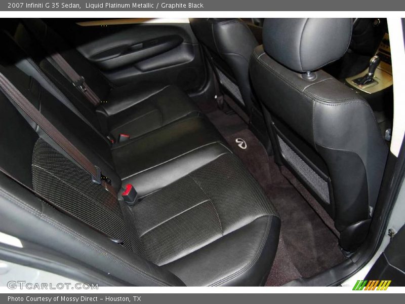 Liquid Platinum Metallic / Graphite Black 2007 Infiniti G 35 Sedan