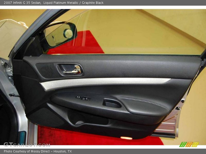 Liquid Platinum Metallic / Graphite Black 2007 Infiniti G 35 Sedan