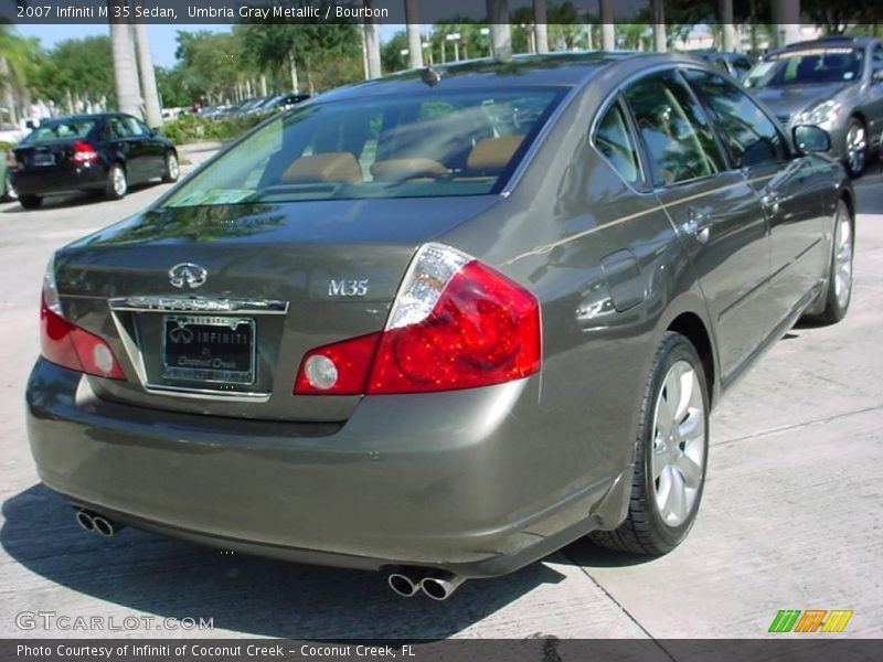 Umbria Gray Metallic / Bourbon 2007 Infiniti M 35 Sedan