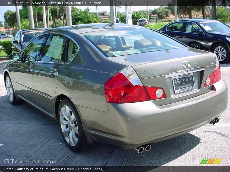 Umbria Gray Metallic / Bourbon 2007 Infiniti M 35 Sedan