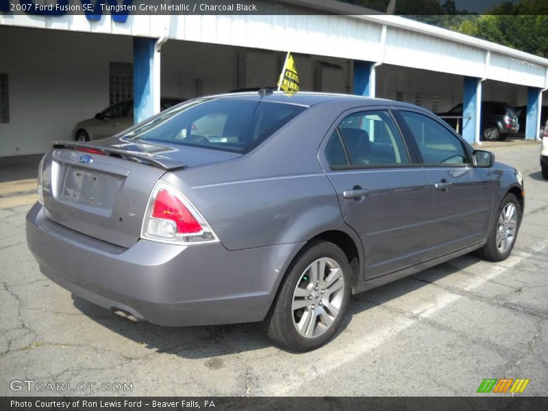 Tungsten Grey Metallic / Charcoal Black 2007 Ford Fusion SE