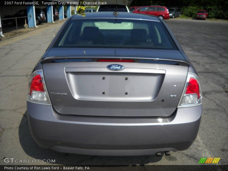 Tungsten Grey Metallic / Charcoal Black 2007 Ford Fusion SE