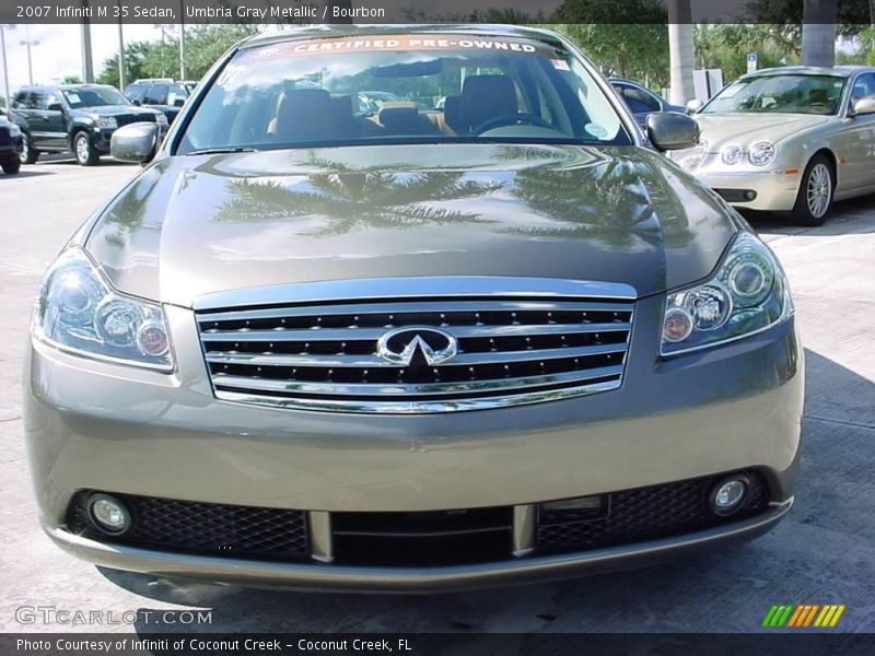 Umbria Gray Metallic / Bourbon 2007 Infiniti M 35 Sedan