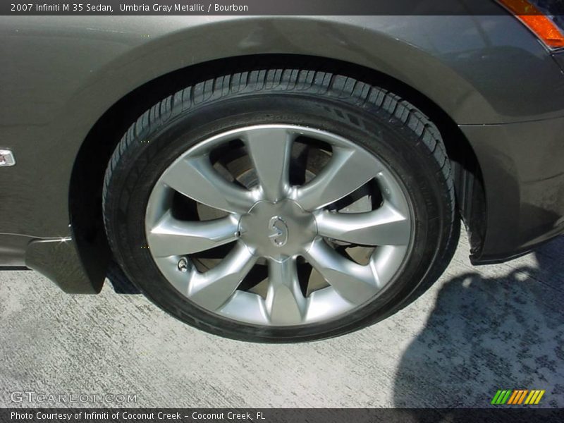 Umbria Gray Metallic / Bourbon 2007 Infiniti M 35 Sedan