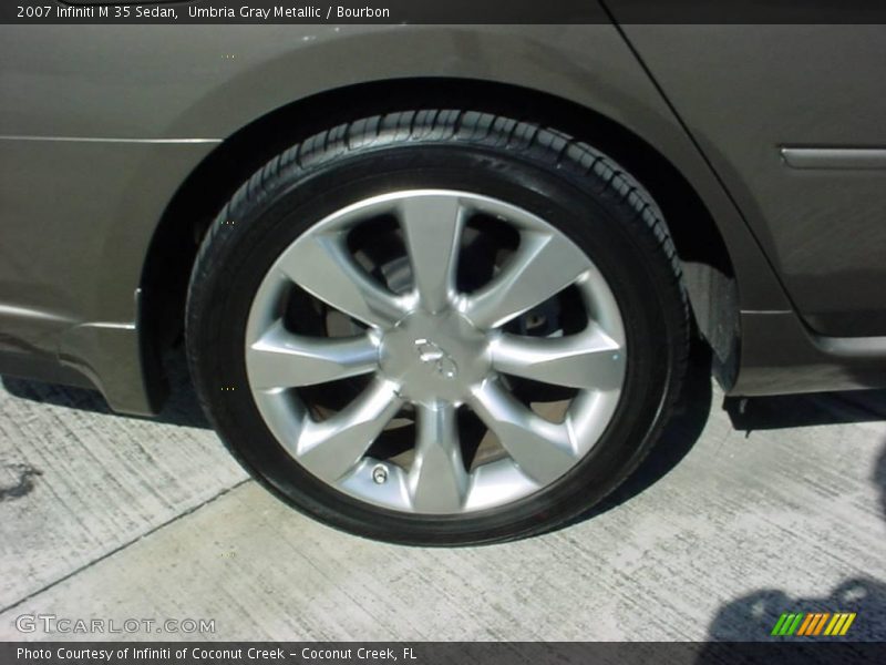 Umbria Gray Metallic / Bourbon 2007 Infiniti M 35 Sedan