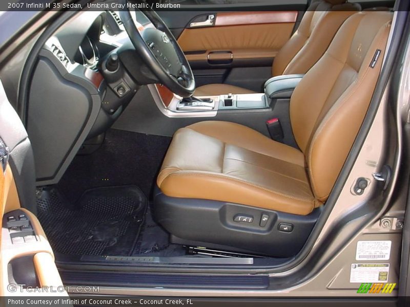 Umbria Gray Metallic / Bourbon 2007 Infiniti M 35 Sedan