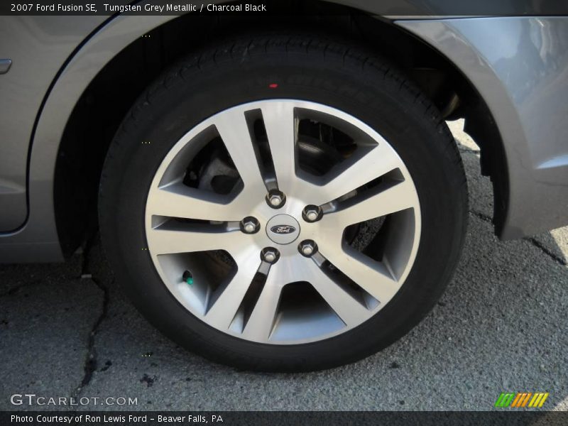 Tungsten Grey Metallic / Charcoal Black 2007 Ford Fusion SE