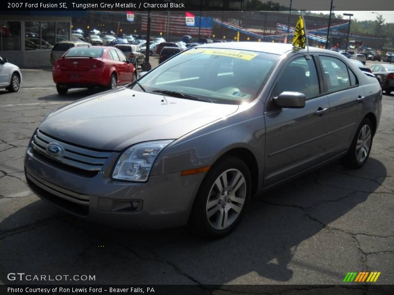 Tungsten Grey Metallic / Charcoal Black 2007 Ford Fusion SE