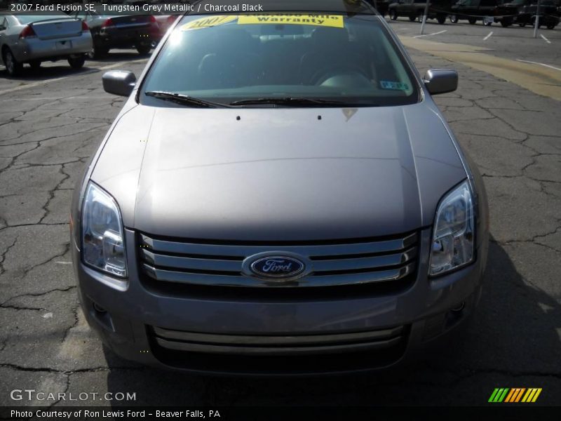 Tungsten Grey Metallic / Charcoal Black 2007 Ford Fusion SE