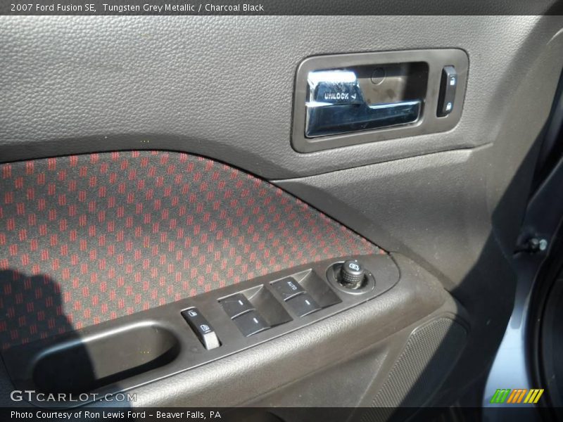 Tungsten Grey Metallic / Charcoal Black 2007 Ford Fusion SE