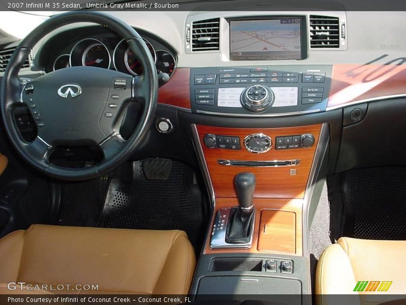 Umbria Gray Metallic / Bourbon 2007 Infiniti M 35 Sedan