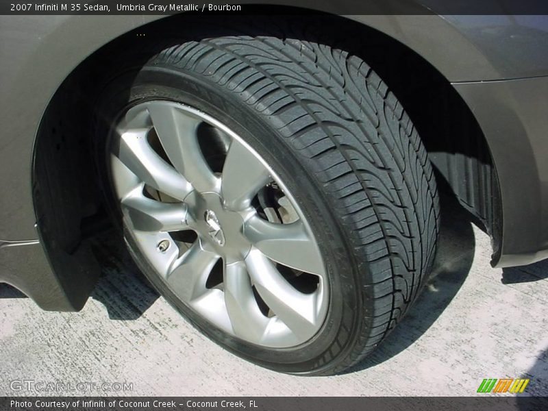 Umbria Gray Metallic / Bourbon 2007 Infiniti M 35 Sedan