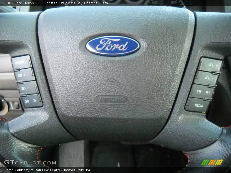 Tungsten Grey Metallic / Charcoal Black 2007 Ford Fusion SE