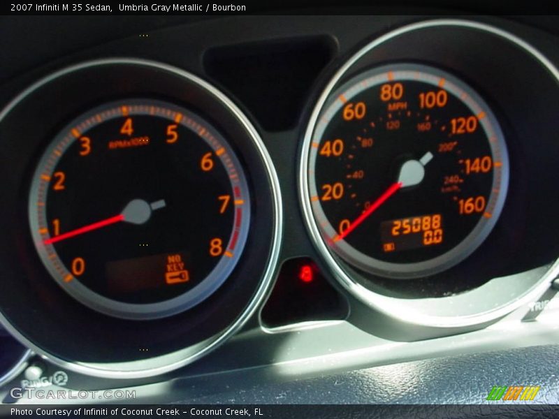 Umbria Gray Metallic / Bourbon 2007 Infiniti M 35 Sedan