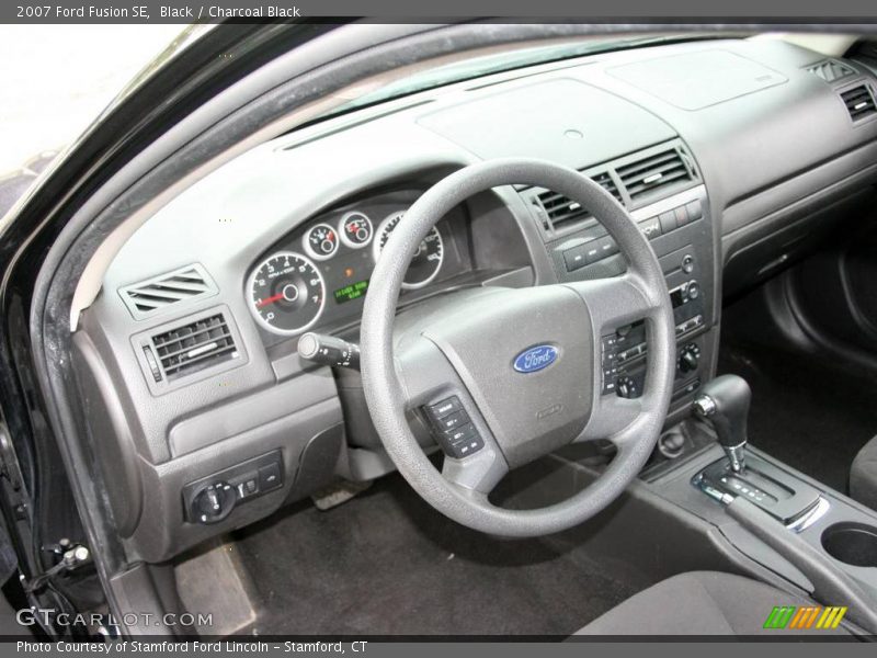 Black / Charcoal Black 2007 Ford Fusion SE