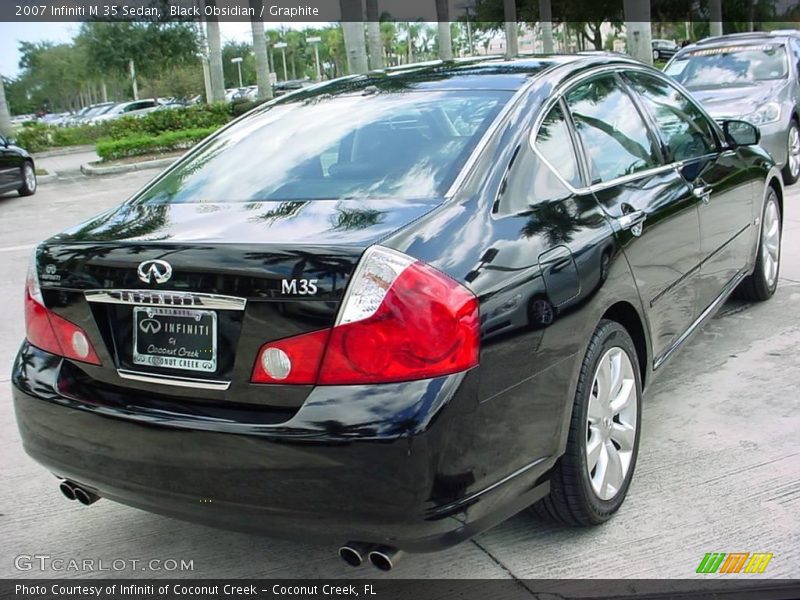 Black Obsidian / Graphite 2007 Infiniti M 35 Sedan