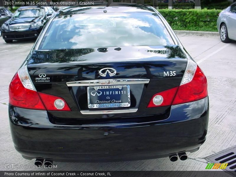 Black Obsidian / Graphite 2007 Infiniti M 35 Sedan