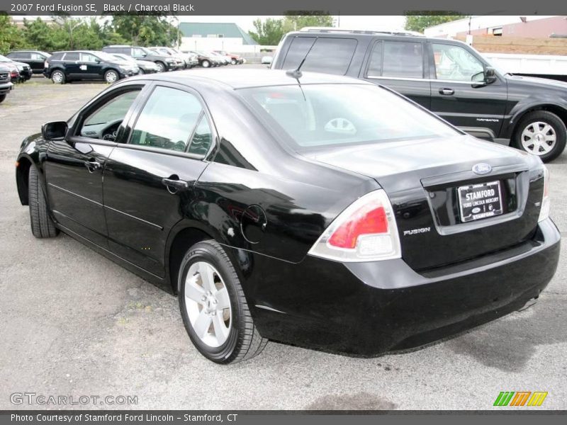 Black / Charcoal Black 2007 Ford Fusion SE