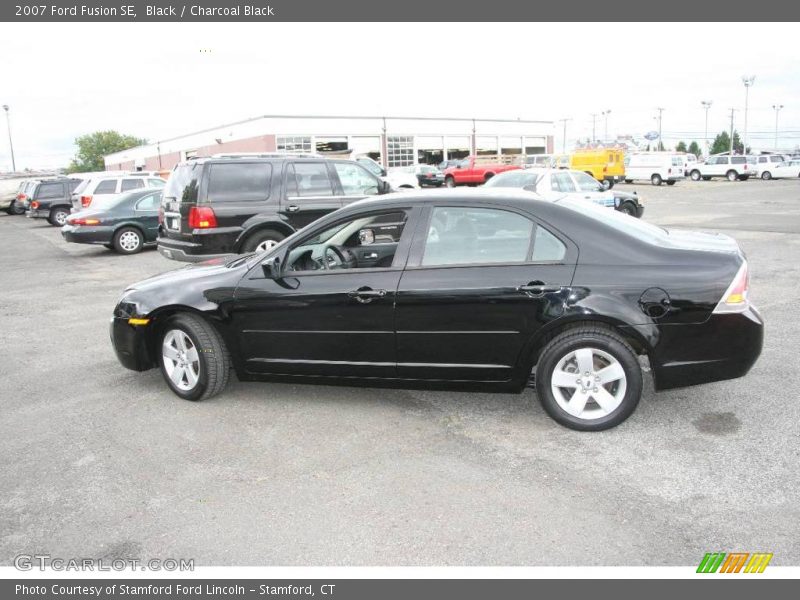 Black / Charcoal Black 2007 Ford Fusion SE