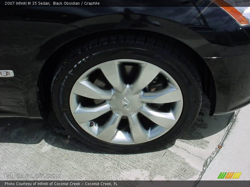 Black Obsidian / Graphite 2007 Infiniti M 35 Sedan