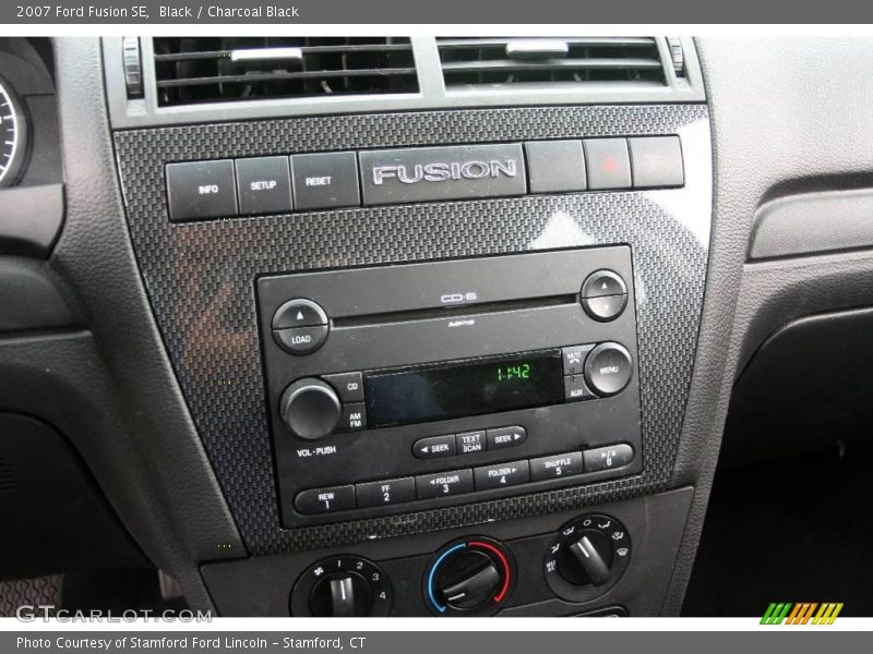Black / Charcoal Black 2007 Ford Fusion SE
